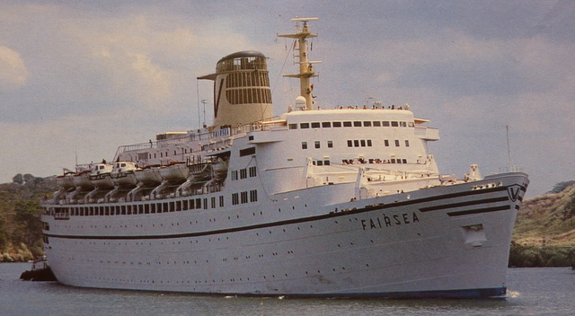 Cunard Line CARINTHIA later Sitmar FAIRSEA 